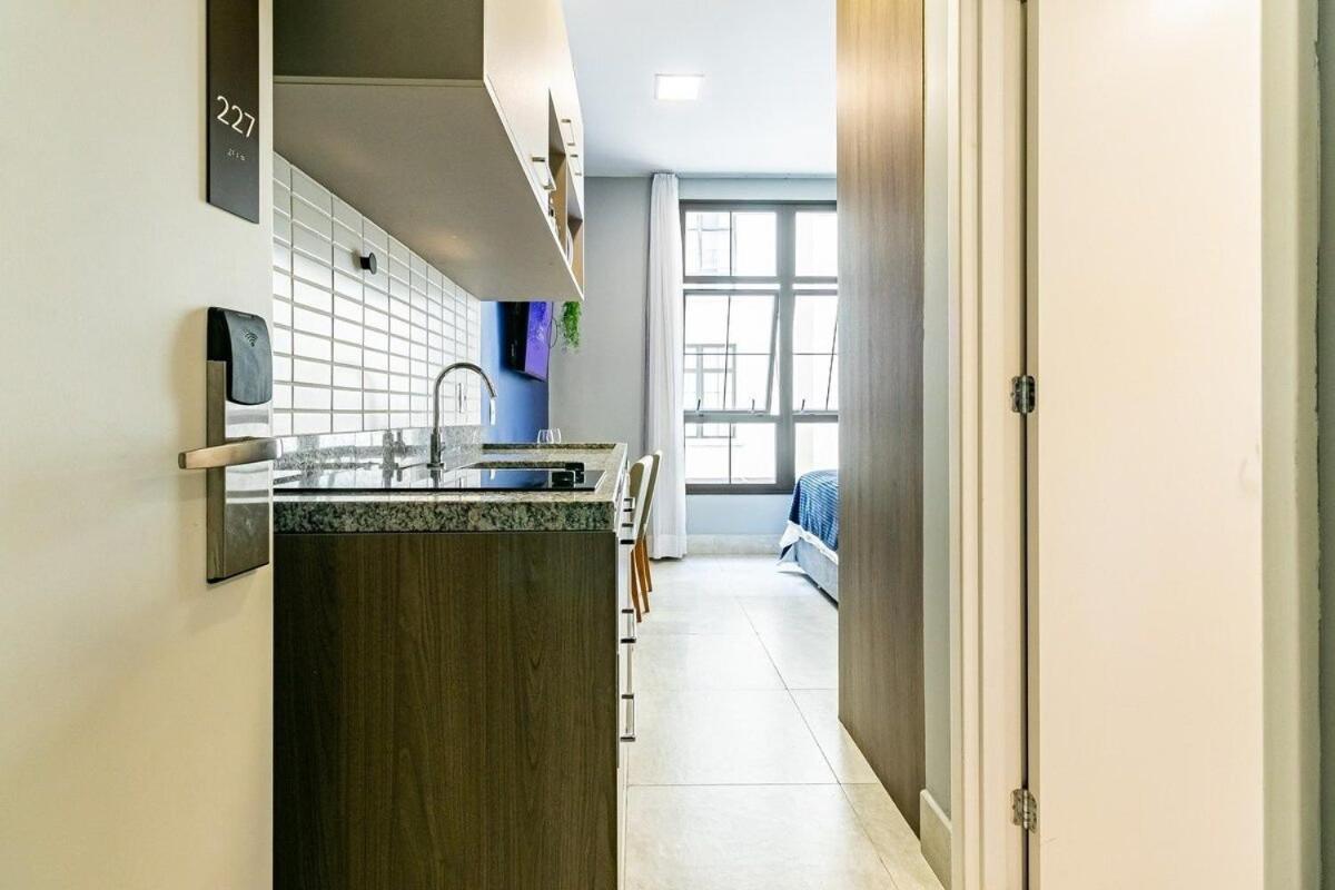 Appartement Novo E Rustico Studio No Centro-Sp/Metro Luz à São Paulo Extérieur photo